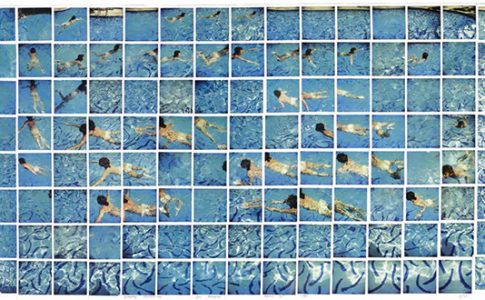 David Hockney『Gregory Swimming Los Angeles March 31st 1982』
