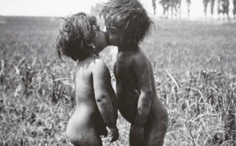 Gypsy Children Kissing ANDRÉ KERTÉSZ
