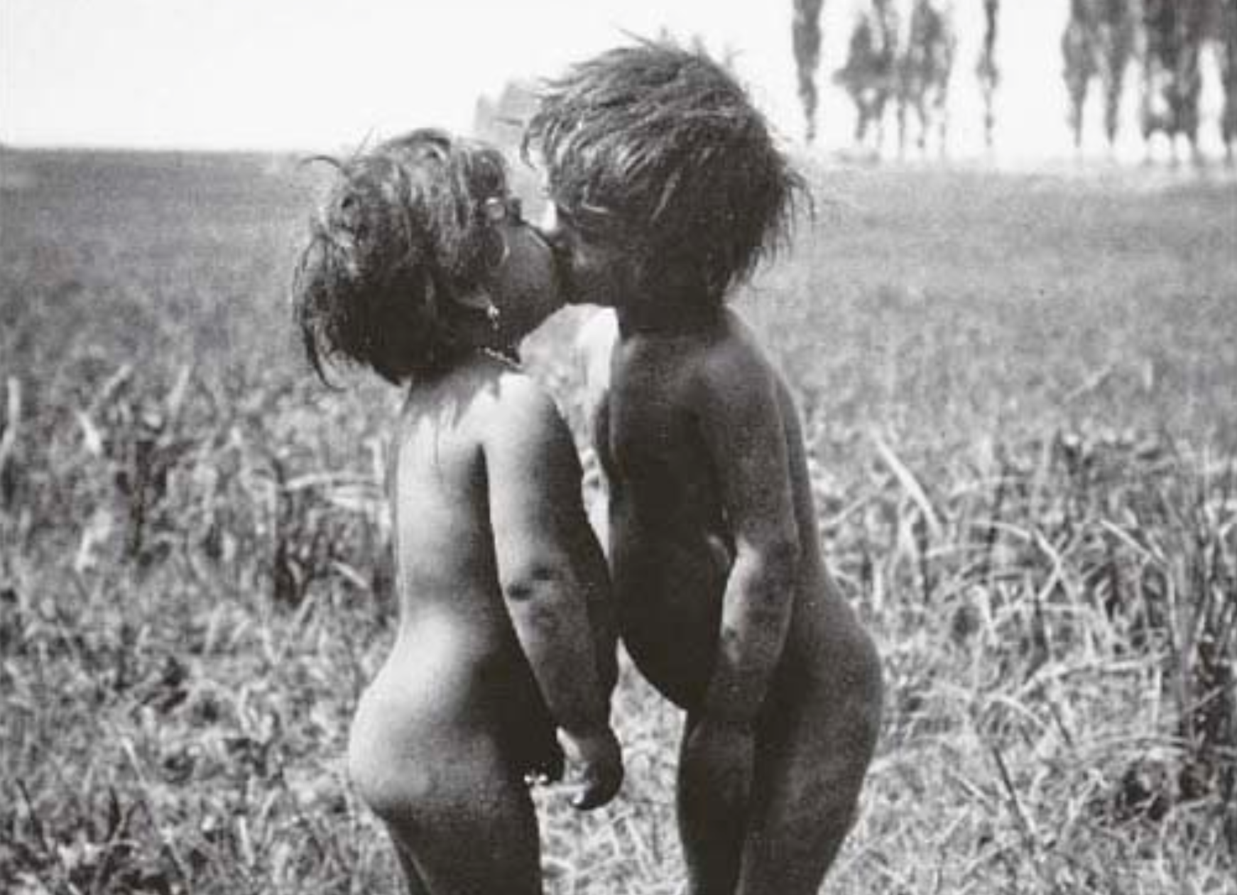 Gypsy Children Kissing ANDRÉ KERTÉSZ