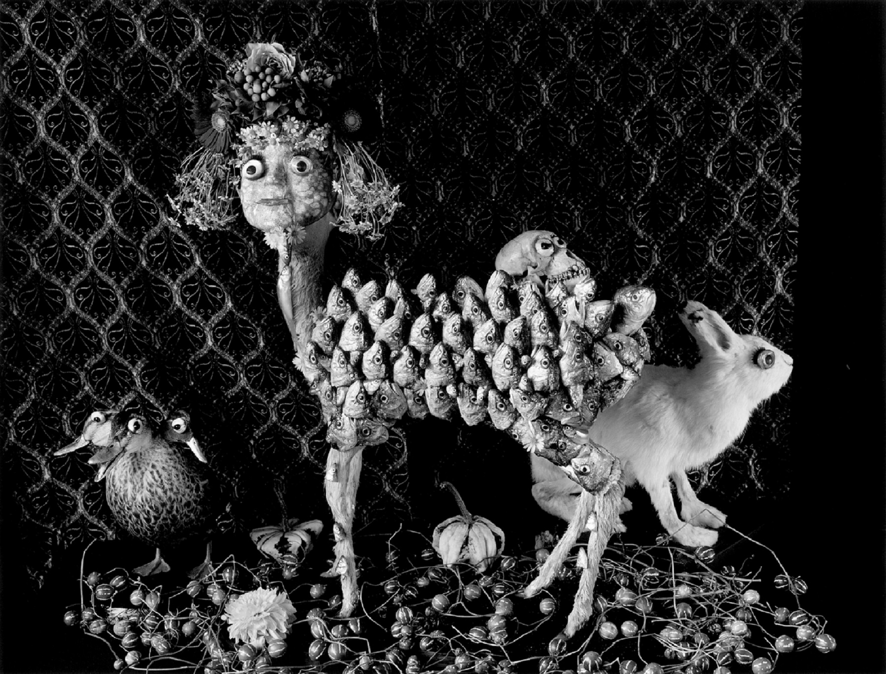 今道子　繭少女　2017　ゼラチン・シルバー・プリント